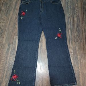 Denim24/7 size 26T, dark blue jeans